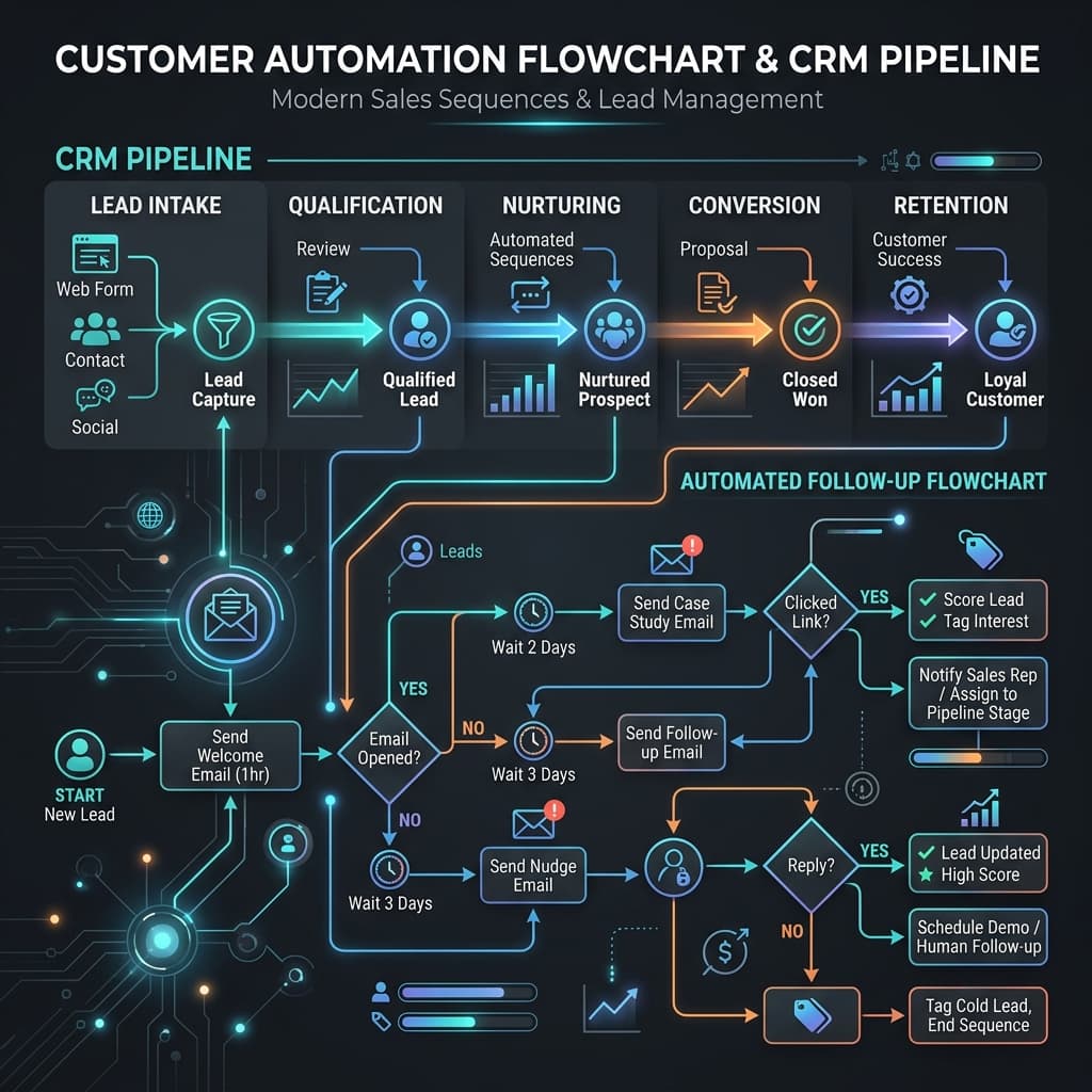 أتمتة الحجوزات وربط الواتساب بالـ CRM